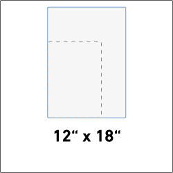 12" x 18" Plastic Signs