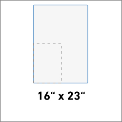 16" x 23" Plastic Signs