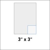3" x 3" Postcards