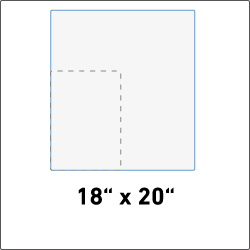 18" x 20" Plastic Signs