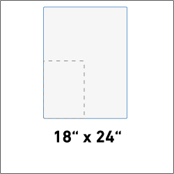 18" x 24" Plastic Signs