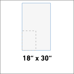 18" x 30" Plastic Signs