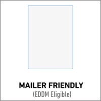 Postcards 9" x 11" (EDDM Eligible) 18 pt. Premium Pearl Full Color Both Sides 25.0