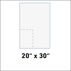 20" x 30" Plastic Signs