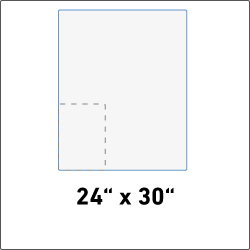 24" x 30" Plastic Signs