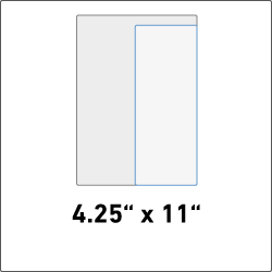 4.25" x 11" Postcards
