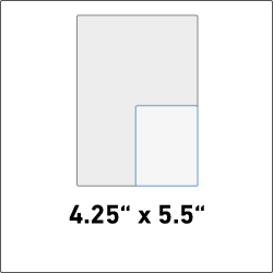 4.25" x 5.5" Postcards
