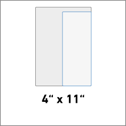 4" x 11" Postcards