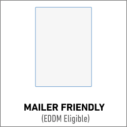 Postcards 6.5" x 8" (EDDM Eligible) 18 pt. Premium Kraft Full Color Both Sides 25.0