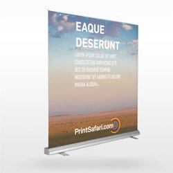 Extra-large retractable banners for high-impact advertising