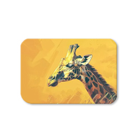 Special Shapes Rounded Rectangle1.1" x 2.75" 13 pt. Premium Linen Full Color Both Sides 25