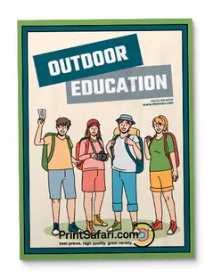A poster about outdoor education.
