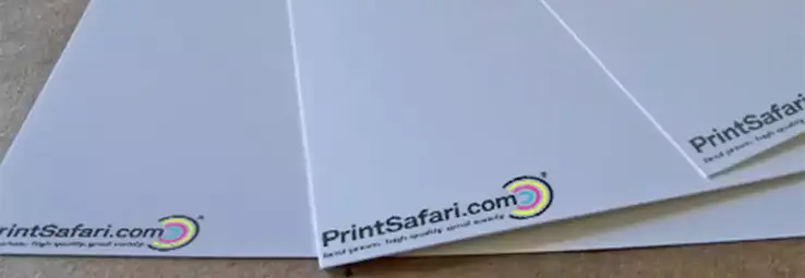 Different white papers showing paper weight.