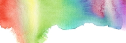 Color splashed on paper.