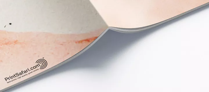 Closeup sample image of a Perfect Binding Journal