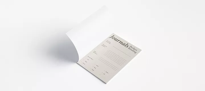 Sample image of a Perfect Binding Journal