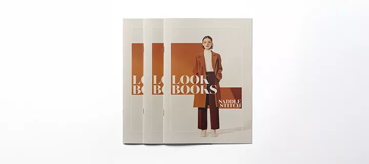 Sample Image of a Saddle Stitched Lookbook