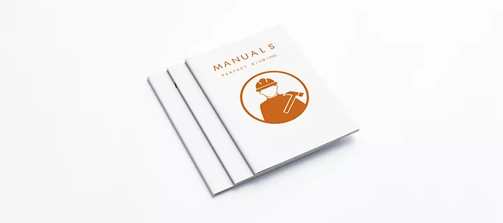 Sample image of a Perfect Binding Manual