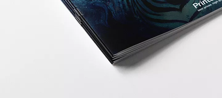 Close-up sample image of Saddle Stitched Paperback Books