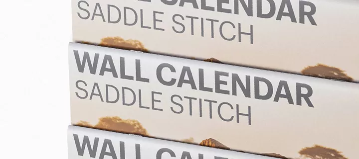 Close-up sample image of Wall Calendars