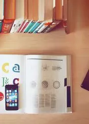 Textbook displaying clear diagrams and illustrations