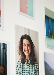 Mounted Print hanging on a wall