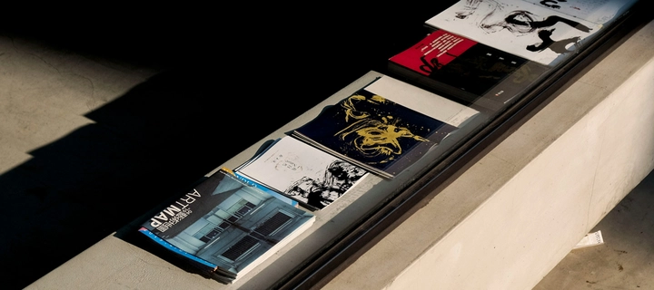 Multiple staggered flyers next to eachother