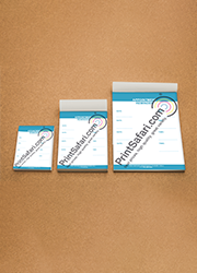Multiple different sized Appointment Slips next to each other