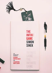 Bookmark hanging out of the top of a book