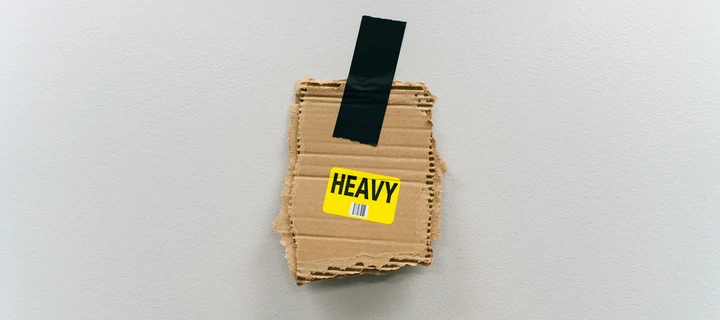 Custom neon label saying 