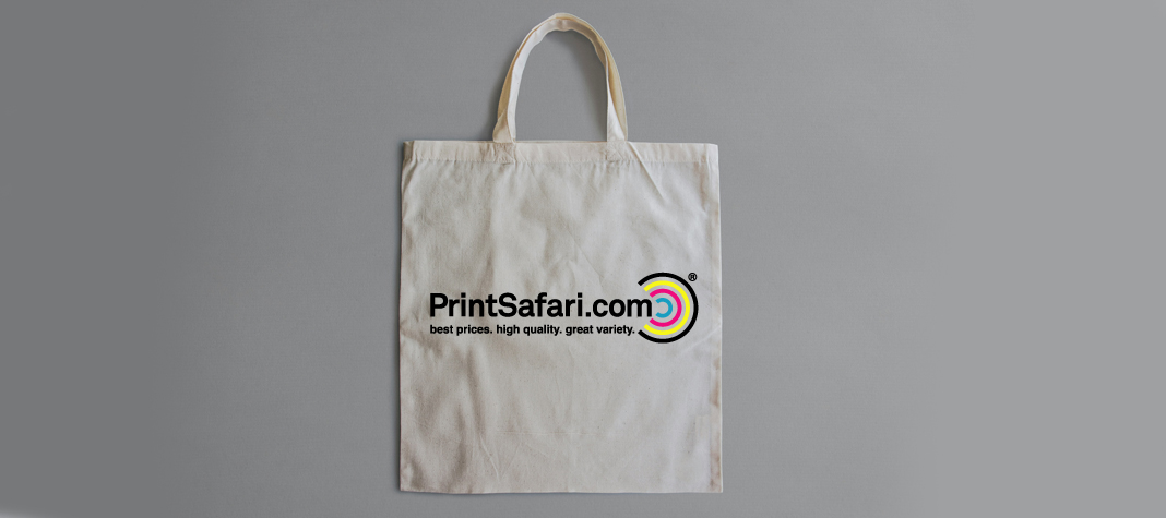Canvas Bag with individual print on the front. 