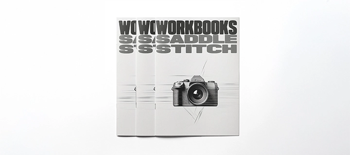 Sample image of a Saddle Stitched Workbook