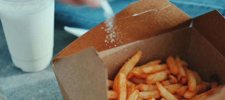 Snack Box filled with French Fries