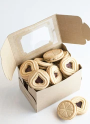 Snack Box containing Christmas Cookies
