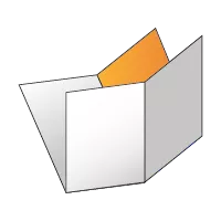 Half Fold then Half Fold Brochure