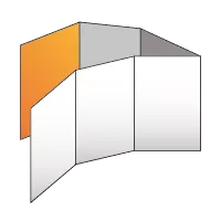 Half Fold then Tri-Fold Brochure