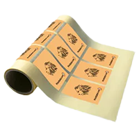 Custom roll labels for efficient labeling and packaging