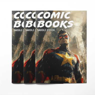 Set of comic books titled 