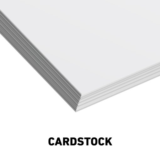 A stack of cardstock paper.