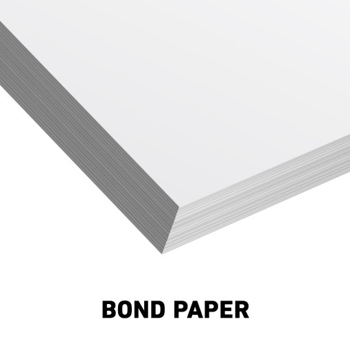 A stack of bond paper.